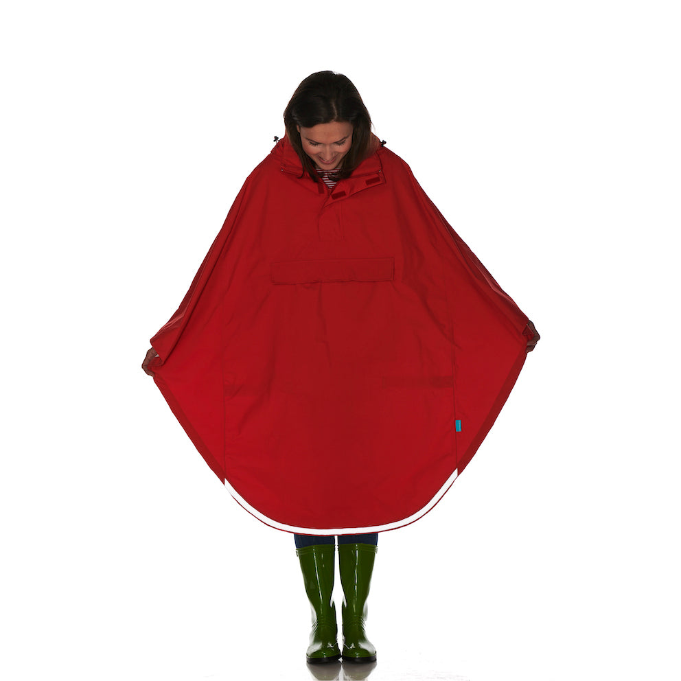 Regencape rood Happy Rainy Days 