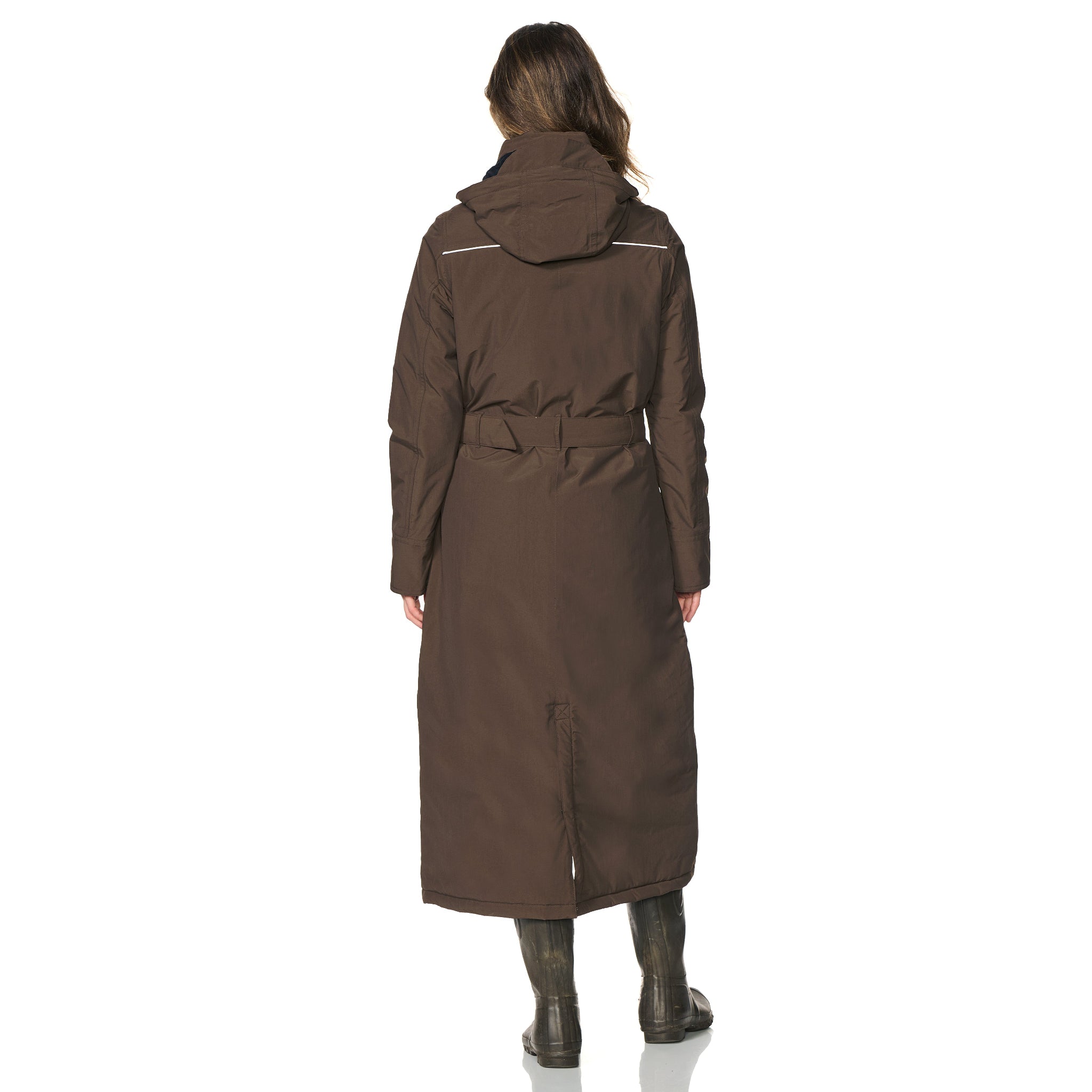 Winterjas Toronto donkerbruin happy rainy days