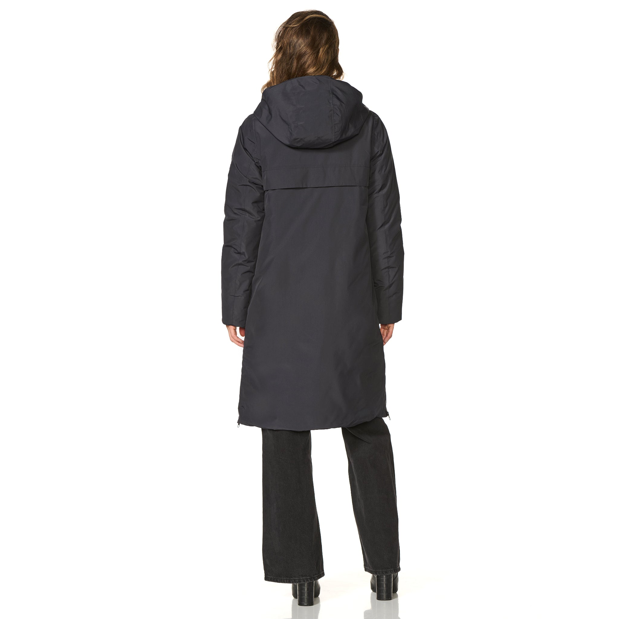 Winterjas Vegas blue graphite Happy Rainy Days 